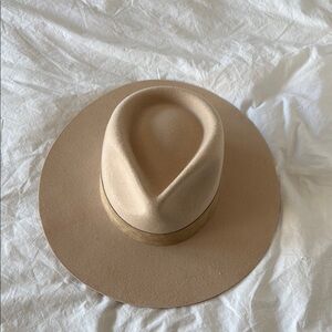 Lack of Color Tan Fedora Hat